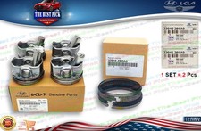 ⭐GENUINE⭐ KIT of Piston + Rings For Hyundai Veloster Forte 1.6L Turbo 2013-2021 picture