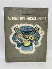 Motor Service's Automotive Encyclopedia 1970 Hardcover Car Truck Mechanics picture