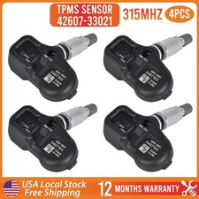 4x Programmed TPMS Tire Pressure Sensor 4260733021 PMV-107J for Toyota Corolla picture