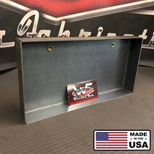 Recessed License Plate Box - Frenched - Steel - Hot Rod Minitruck WinterFab picture
