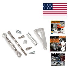 Lightweight Billet Aluminum Alternator Bracket for Classic Chevy SBC Engines picture