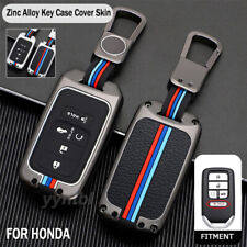 Zinc Alloy Car Remote Key Cover Fob Case Holder For Honda Civic Accord CRV Pilot picture