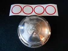 REDLINE INSERTS DOG DISH HUBCAPS FITS MOPAR DODGE HEMI CHARGER SUPER BEE DART  picture