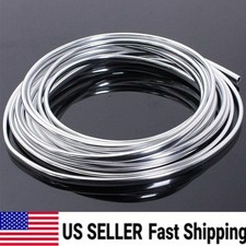 50ft U Shape Original Chrome Seal Car Door Edge Guard Molding Trim Protect Strip picture