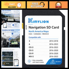 Mazda Navigation SD Card BHP166EZ1U - Offline Maps, HUD Support, GPS Upgrade picture