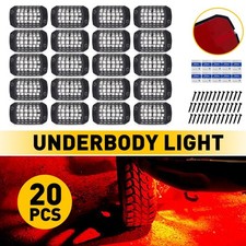 4-20X Red/White/Blue Rock Lights Offroad Underglow Neon Light Super Bright LED C picture