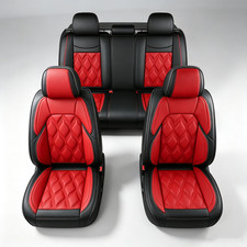 Seat Covers For Toyota RAV4 2013-2026,Car Front &Rear Faux Leather Cushion picture