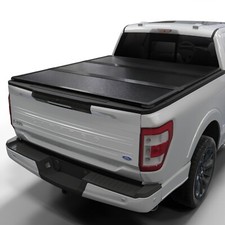 Hard Folding Truck Bed Tonneau Cover | Fits 2015 - 2026 Ford F150 5'5