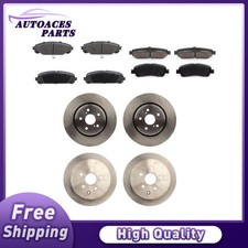 For 2011-2020 Toyota Sienna 6Pcs Front Rear Disc Brake Pad Set Disc Brake Rotor picture