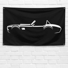 Shelby Cobra 427 1965 3x5 ft Flag Classic Roadster Race Car Garage Banner picture