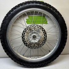 00 - 24 SUZUKI DRZ 400 S OEM FRONT WHEEL STRAIGHT GOOD SHAPE  picture