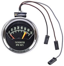 JEGS Factory Style Tachometer, 0-7,000 RPM & 5,600 RPM Redline for 1966 picture