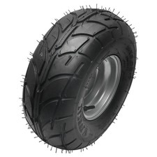 16X8-7'' 200/55-7 Wheel Road Tire Rim 3 Lugs 78mm For Coleman Mini Bike ATV Quad picture