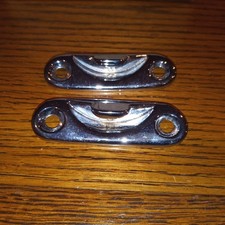 NORS 1955-1957 -CHEVROLET  PONTIAC CONVERTIBLE STRIKER PLATES (PAIR) picture