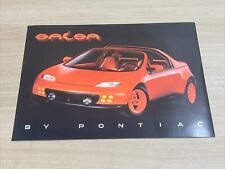 1999 Pontiac Salsa Concept Car Specification Sheet Sales Brochure 1 page picture