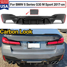 M5 Competition Style Rear Diffuser For 2017-21 BMW G30 F90 M5 540i Carbon Look picture