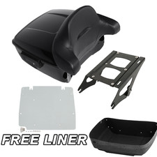King Trunk Pad Mount Rack Plate Fit For Harley Touring Street Glide 2014-2025 24 picture