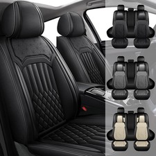 Car 2/5 Seat Covers Faux Leather For Toyota Tacoma 2007-2023 Protector Cushion picture