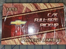 1998 Chevrolet Pickup Truck CK C/K Owners Manual Original picture