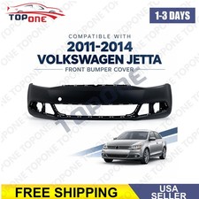 For 2011-2014 Volkswagen Jetta HO1000266VW1000190 Front Primed Bumper Cover picture