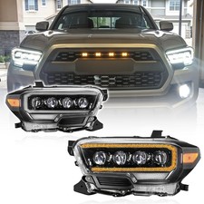 4 Projector LED Headlights For Toyota Tacoma 2016-2023 N300 DRL Sequential picture