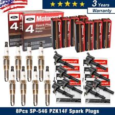 8pc OEM Genuine DG511 Ignition Coil & Spark Plug SP546 For F150 Ford Lincoln US picture