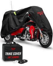 Motorcycle Cover - Heavy Duty Harley Trike Cover Waterproof, Tri Glide Accessor picture