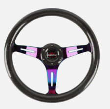 Car Steering Wheel Volante 6-Holes Drifting Racing Carbon Fiber Bride For Honda picture