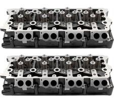 2PCS Cylinder Heads Powerstroke 6.4L Fit for 2008-2010 Ford F250 F350 F450 F550 picture