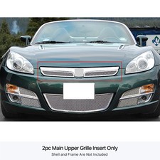 For 2007-2009 Saturn Sky Red Line Main Upper Stainless Chrome Mesh Grille Insert picture