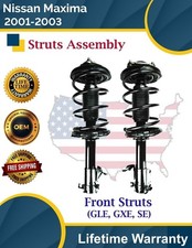 New OE Front Struts For 2001-2003 Nissan Maxima 3.0L 3.5L Lifetime Warranty picture