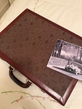 Ferrari Leather Briefcase  Genuine  Ferrari. OEM Ferrari Wreath Laurel x2 picture