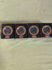 NOS Vintage Mallory Gauge Set 29701 29706 29707 29709 Ammeter Oil Vacuum Fuel picture