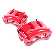 Power Stop Performance Front Brake Calipers Powder Coated Red Pair picture