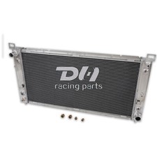 34''W Aluminum Radiator Fit Cadillac Escalade Chevrolet GMC 99-14Chevy Silverado picture