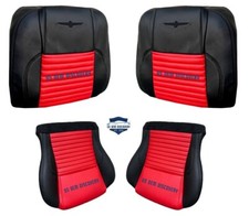 2002 2003 Ford Thunderbird Full Front Tops & Bottoms Perf Seat Cover 2 tone Red picture