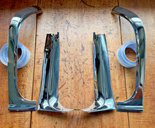 1955 1956 1957 CHEVY CONVERTIBLE INNER AND OUTER A PILLAR SET STAINLESS 55-57  picture