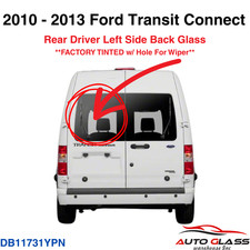 Fit 2010-2013 Ford Transit Connect Mini Van Driver Left Rear Window Back Glass picture
