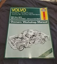 Haynes 203 Volvo 120 & 130 Series 1961 to 1973 Owners Workshop Manual EUC picture