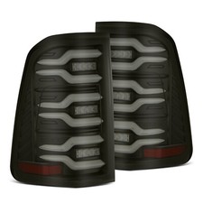 For 19-24 Ram 1500 Alpharex Luxx Black Smoked Lens LED Tail Lights Lamps picture
