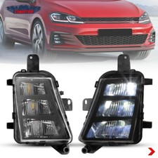 For 2014 2015 2016 2017 Volkswagen Golf GTI LED Fog Lights Bumper Lamps Pair L&R picture