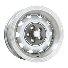WHEEL VINTIQUES 61 Rallye Rim 15X8 5X101.6 Offset 3 Silver (Quantity of 1) picture