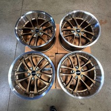 Used 18x9.5 Vors AR5 5x114.3 30 73.1 Bronze Wheels set(4) picture