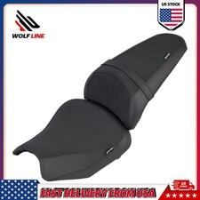 WOLFLINE Rider Passenger Seat for Kawasaki Ninja 650 & Z650 2017-2026 Comfort picture