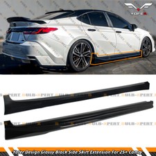 For 25-26 Toyota Camry LE XLE SE XSE Yofer JDM Gloss Black Side Skirt Extension picture