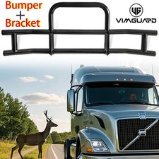 Front Deer Guard Bumper W//Mounting Bracket For Volvo VNL 2004-2017 Heavy-Duty picture
