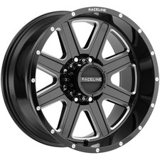 Raceline 940M Hostage 22x12 5x150 -44mm Black/Milled Wheel Rim 22