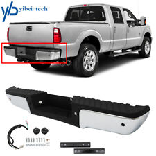 For 2008-2016 Ford F250 F350 Super Duty Rear Step Bumper Assembly w/Sensor Hole picture