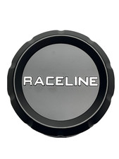 Raceline Matte Black Push Thru Wheel Center Cap BG108B-FB BG108B picture