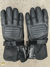 Triumph GORE-TEX Padded Motor Cycle Gloves Vintage Black Men’s Size Small picture